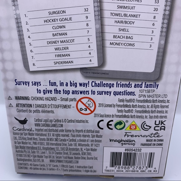 Family Feud 49playing cards - Picture 5 of 6